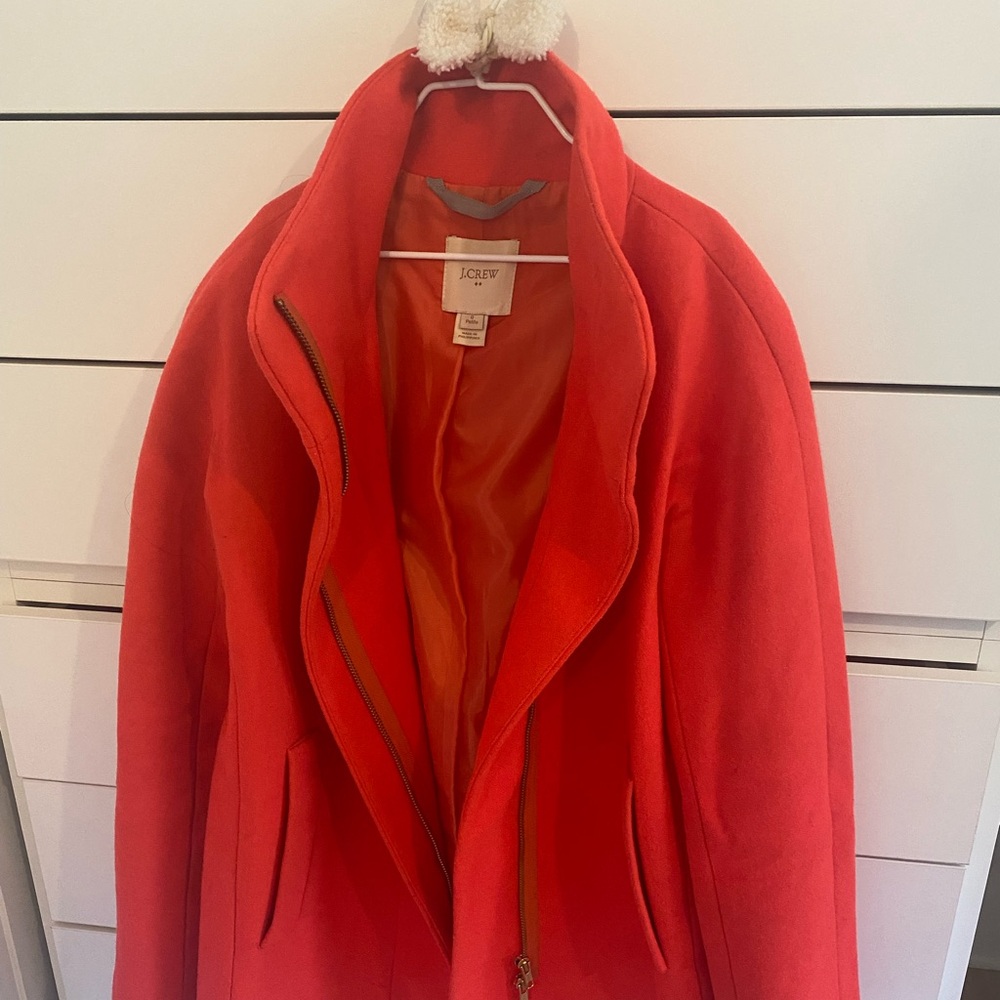 J crew Red wool jacket